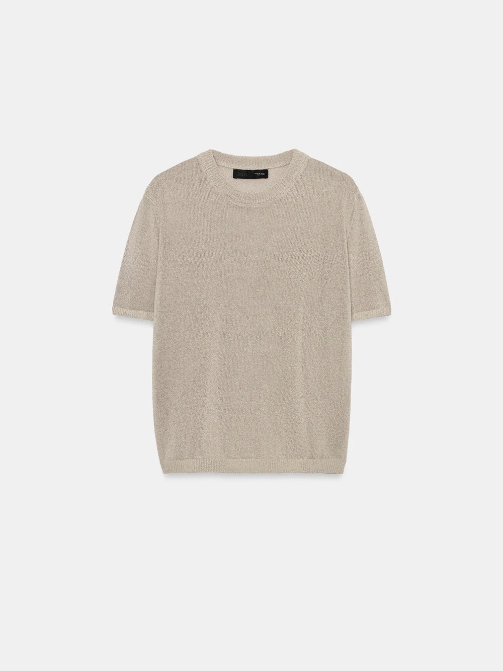 ZARA Short Sleeve Knit Top